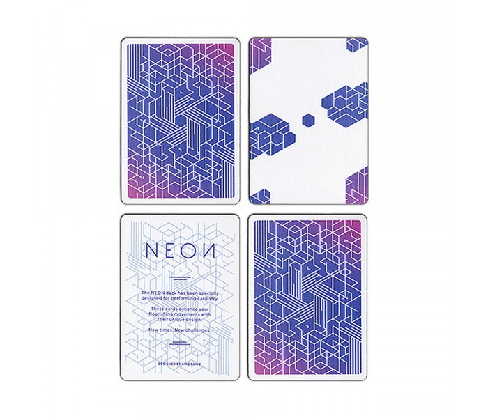 Карты Bicycle Neon Purple (AURORA) - Cardistry only (double back)