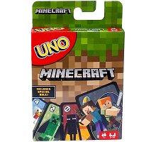 Фото Настольная карточная игра Uno Minecraft (Уно Майнкрафт). Mattel (FPD61)