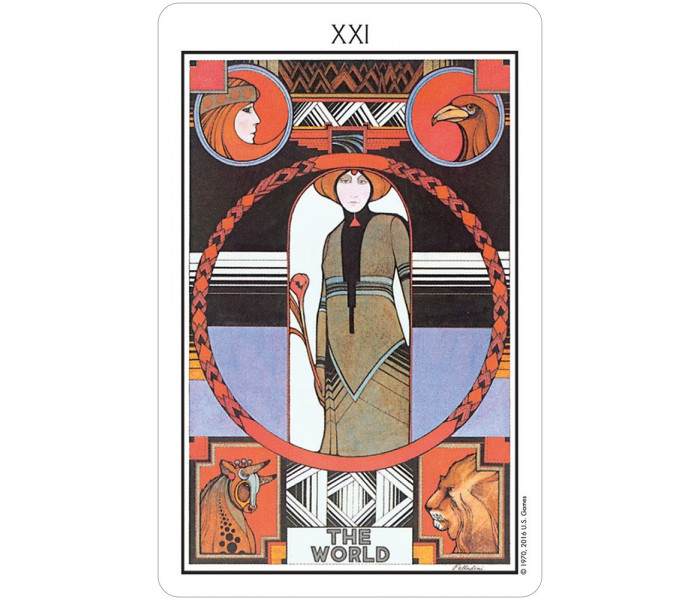 Aquarian Tarot in a tin - Аквариан Таро в жестяной коробке. U.S. Games Systems