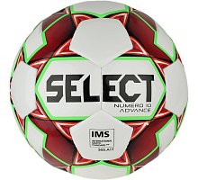 Фото М’яч футбольний №5 SELECT NUMERO 10 ADVANCE IMS (FPUS 1500, білий-червоний-зелений) NUMERO-10-ADV