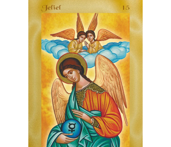 Оракул Ангелы Кармы  — Karma  Angels Oracle (gold foil) . Lo Scarabeo