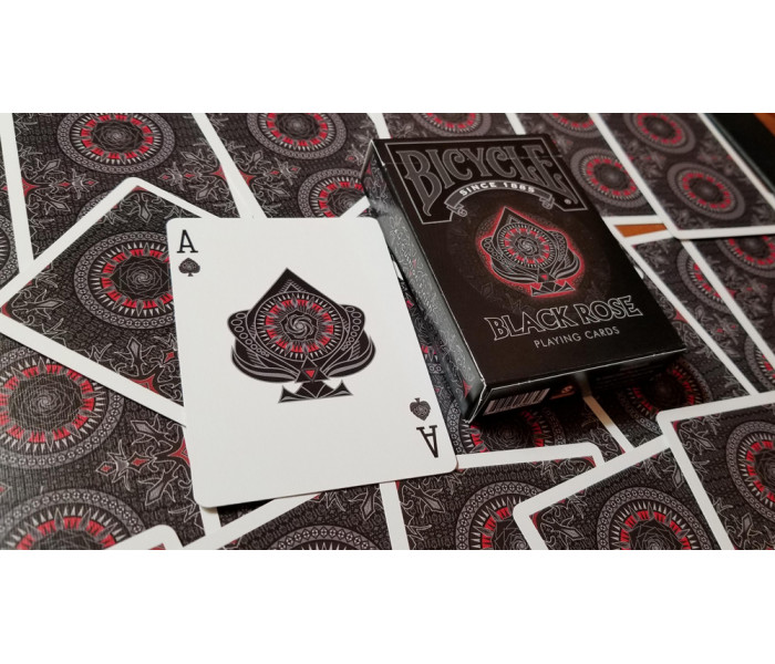 Карты Bicycle Black Rose