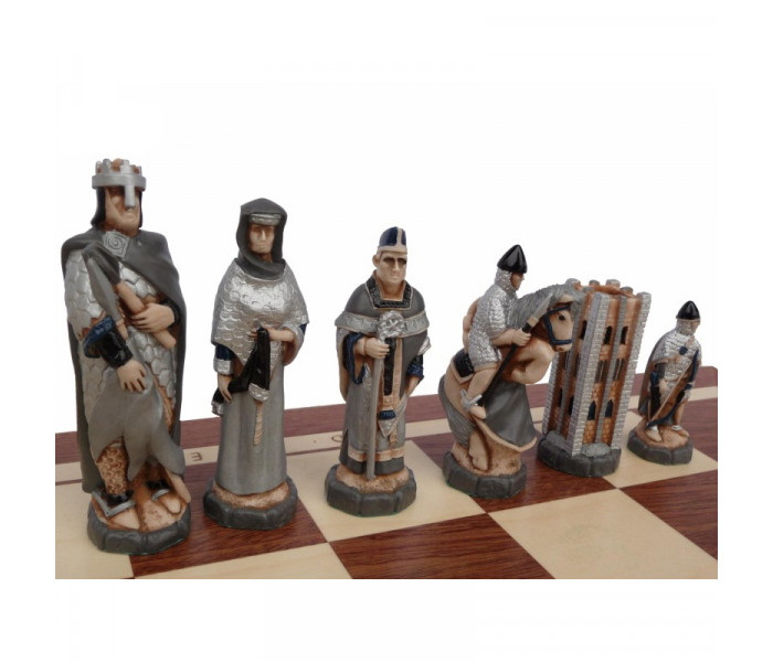 Шахматы из полистоуна Англия, 56 см, Madon (C-158)