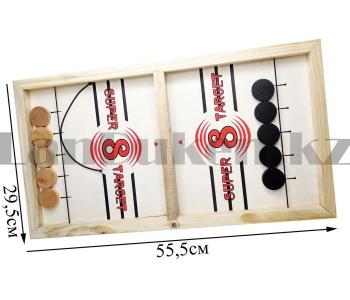 Настольная игра на ловкость Pucket game (Эластик | Fast Sling Puck | цубокири | Пукет | Чапаев). Xctoys (2440)