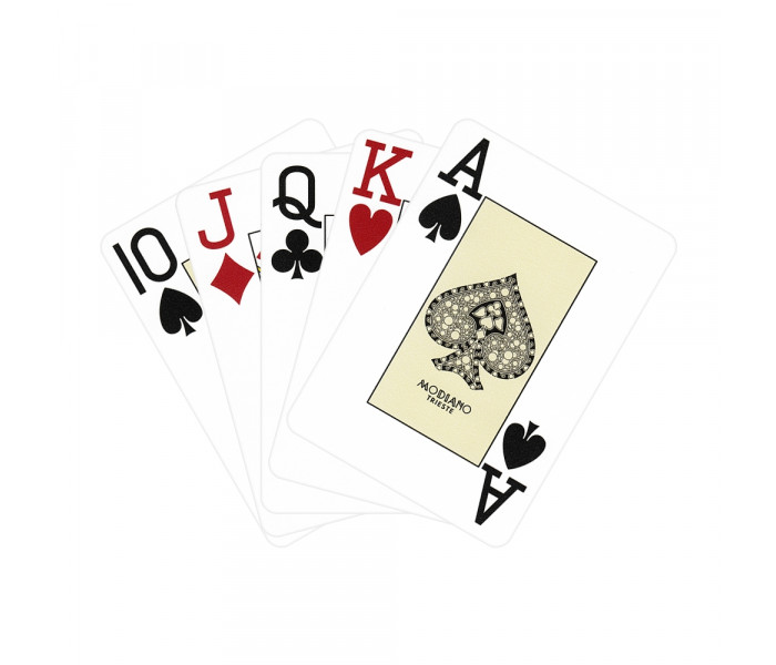 Профессиональные пластиковые карты Modiano Texas Poker, blue