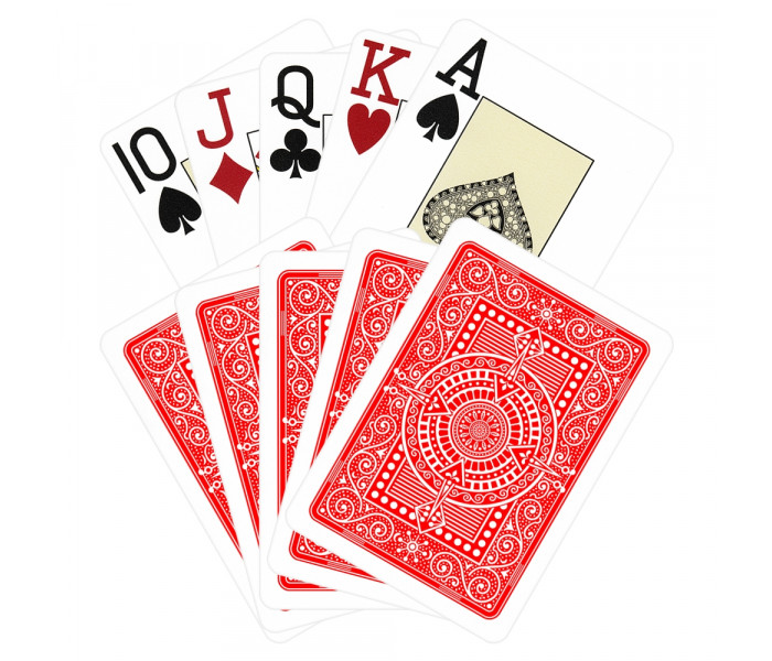 Профессиональные пластиковые карты Modiano Texas Poker, Red