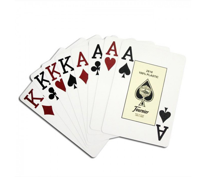 Пластиковые карты Fournier 2818 (red)