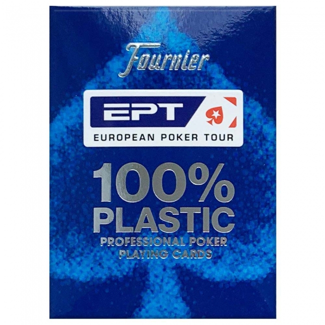 Фото Пластиковые карты Fournier European Poker Tour (EPT) blue, 1040724-blue