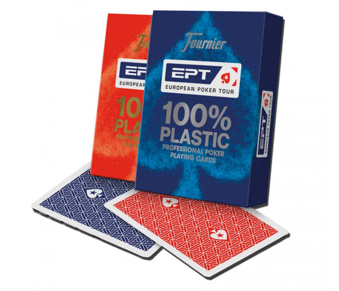 Пластиковые карты Fournier European Poker Tour (EPT) red, 1040724-red