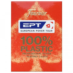 Пластикові карти Fournier European Poker Tour (EPT) red, 1040724-red