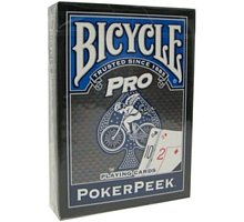 Фото Карты Bicycle Pro Poker Peek Blue, 1017493blue