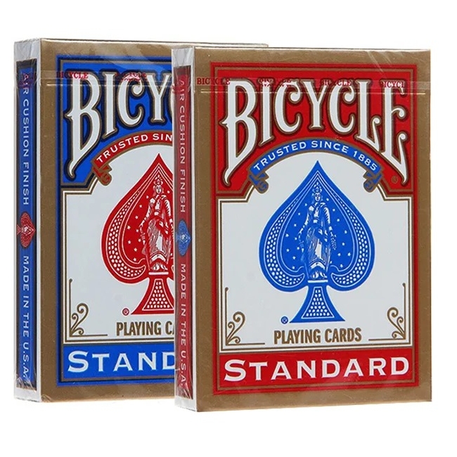 Фото Карты Bicycle Standard Index 2 колоды (Red+Blue), 1001781