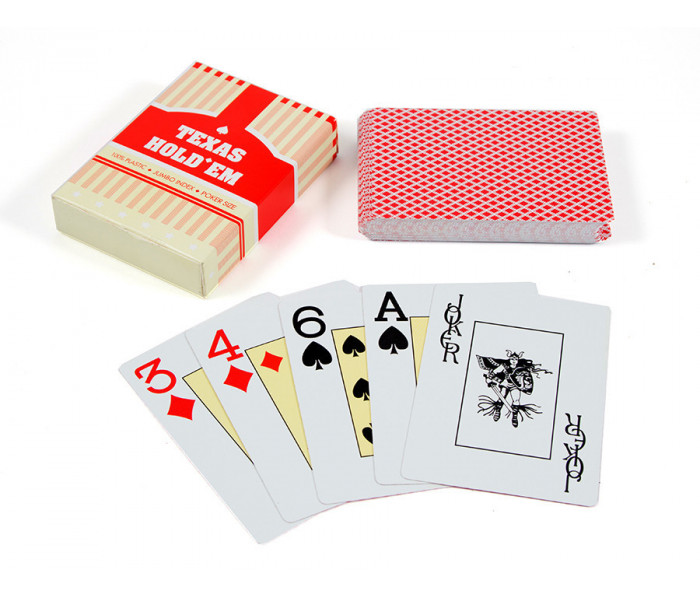 Пластиковые карты Texas Holdem Jumbo Index