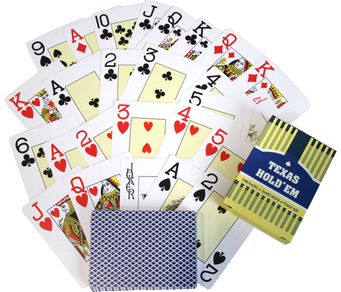 Пластиковые карты Texas Holdem Jumbo Index