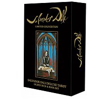 Фото Dali Limited Gold Edition. Salvador Dali Deluxe Tarot Gilded Deck & Book Set - Таро Сальвадора Далі. Обмежене золоте видання. US Games Systems
