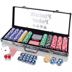 Покерный набор на 500 фишек с номиналом Pro Poker Piatnik. 14g-chips