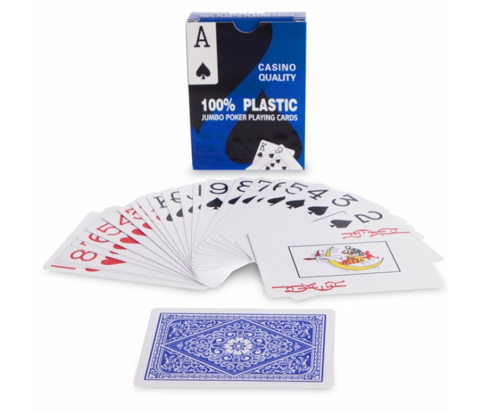2 колоды карт 100% пластик Casino Quality Jumbo Index