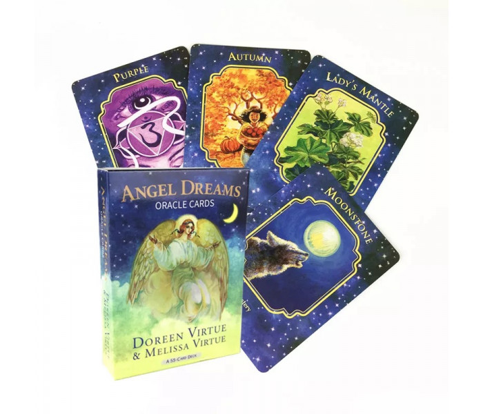 Карти Angel Dreams Oracle Cards. Doreen Virtue - Віщі сни ангелів. Дорін Вірче