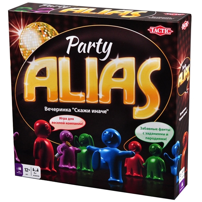 Фото Настольная игра Alias Party | Алиас. Скажи иначе: Вечеринка (РУС). Tactic (53365)