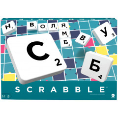 Настільна гра Scrabble (Скрабл українською). Mattel (HXW21)