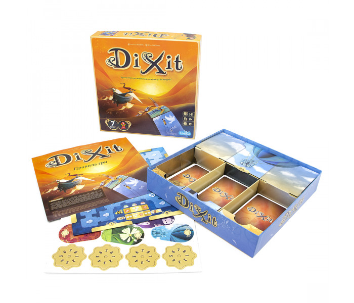 Настольная игра Диксит (Dixit) УКР. Libellud (LIBDIX01UA) (3558380083429)