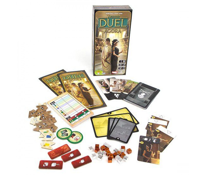 Настольна игра 7 Wonders Duel Agora (7 Чудес Агора) на украинском. Repos Production (5425016924891)