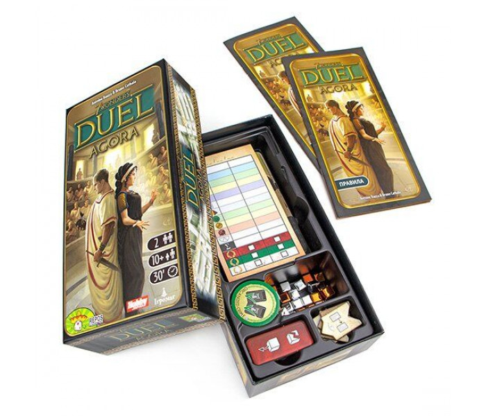Настольна игра 7 Wonders Duel Agora (7 Чудес Агора) на украинском. Repos Production (5425016924891)
