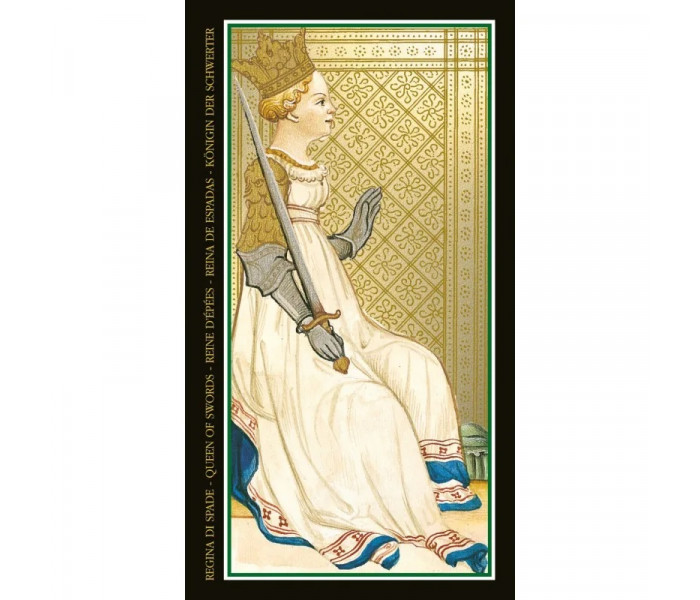Таро Вісконті із золотим тисненням - Visconti Tarot. Lo Scarabeo
