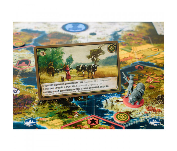 Настільна гра Коса (Scythe, Серп укр). Geekach Games (GKCH005)