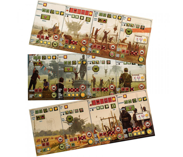 Настільна гра Коса (Scythe, Серп укр). Geekach Games (GKCH005)