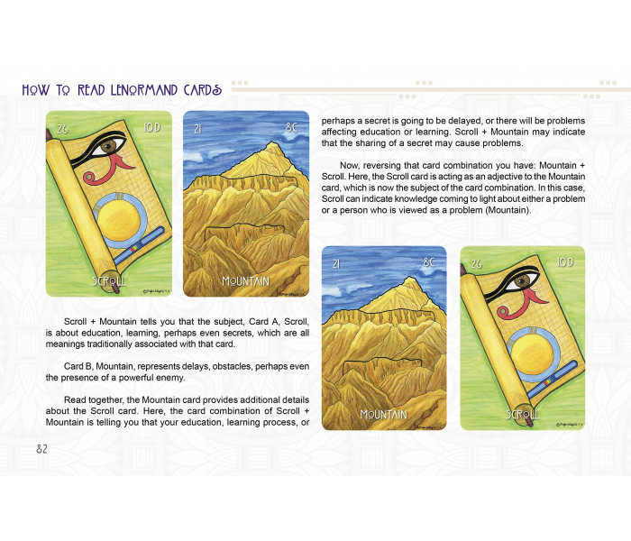 Egyptian Lenormand - Єгипетська Ленорман. Schiffer Publishing