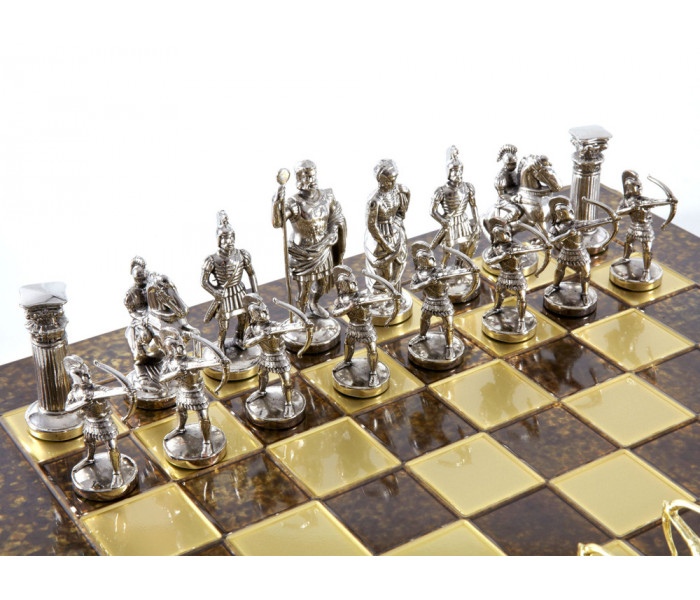 Шахи Manopoulos "Лучники" коричневі, 44х44см (S10BRO)