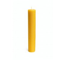 Фото Свічка з вощини 26 см, D 4,5 см