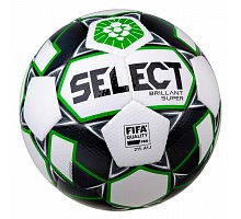 Фото М’яч футбольний №5 SELECT Brillant Super PFL біло-чорний (361590 WB)