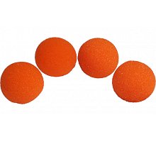 Фото Спонжі для фокусів (поролонові кульки) 4шт, Super Soft Sponge Balls 40 мм (Orange). Magic by Gosh