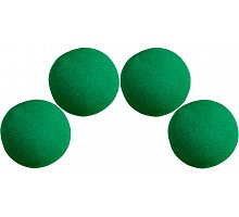 Фото Спонжі для фокусів (поролонові кульки) 4шт, Super Soft Sponge Balls 50 мм (Green). Magic by Gosh