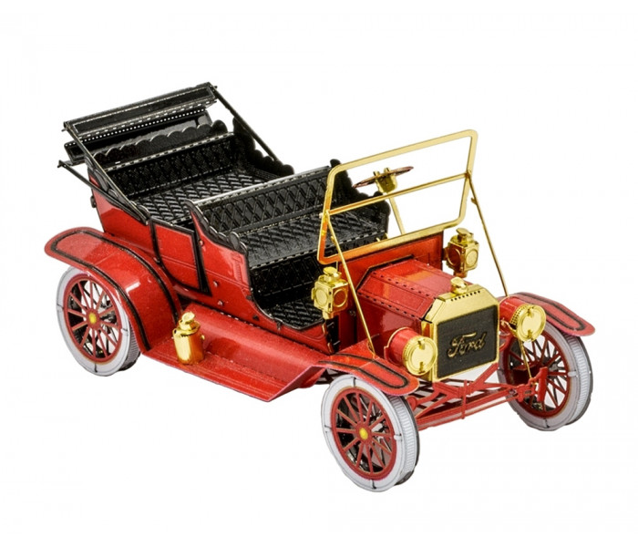 Металлическая сборная 3D модель 1908 Ford Model T (Red), Metal Earth (MMS051C)