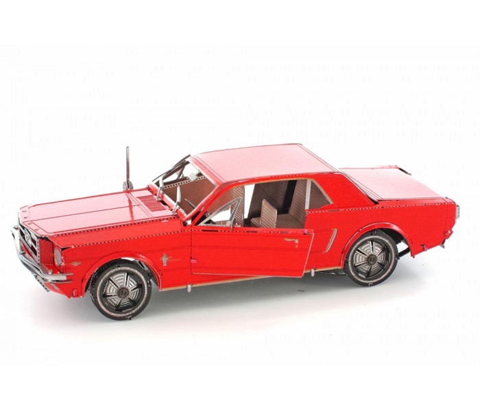 Металлическая сборная 3D модель 1965 Ford Mustang (Red), Metal Earth (MMS056C)