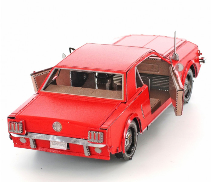 Металлическая сборная 3D модель 1965 Ford Mustang (Red), Metal Earth (MMS056C)