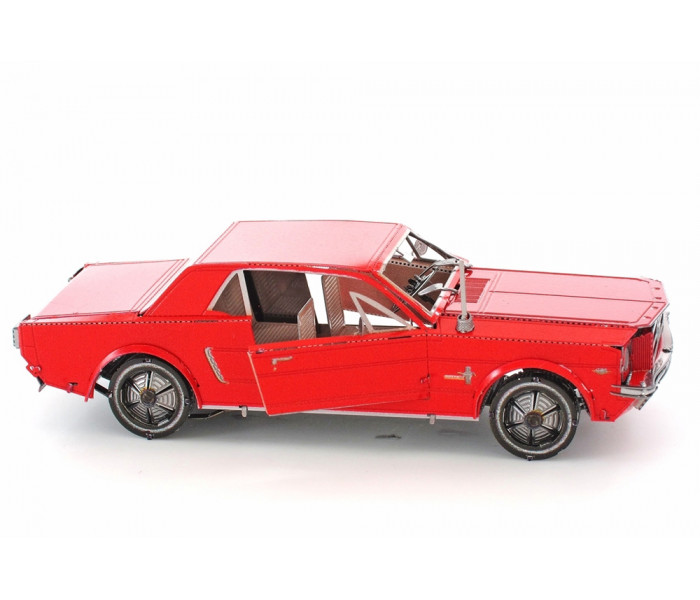 Металлическая сборная 3D модель 1965 Ford Mustang (Red), Metal Earth (MMS056C)