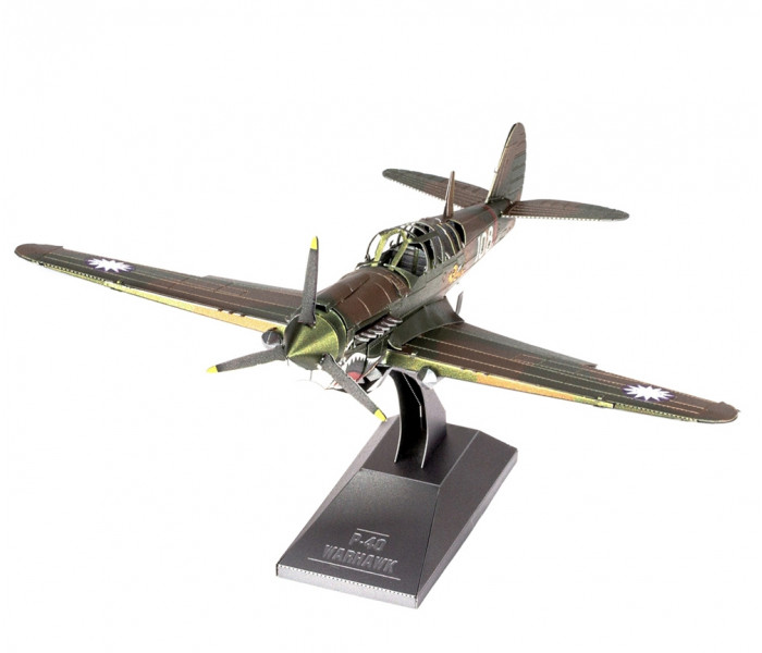 Металлическая сборная 3D модель P-40 Warhawk, Metal Earth (MMS213)