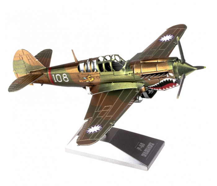 Металлическая сборная 3D модель P-40 Warhawk, Metal Earth (MMS213)