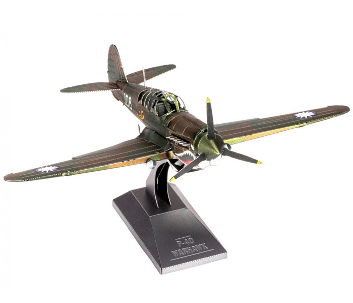 Металлическая сборная 3D модель P-40 Warhawk, Metal Earth (MMS213)