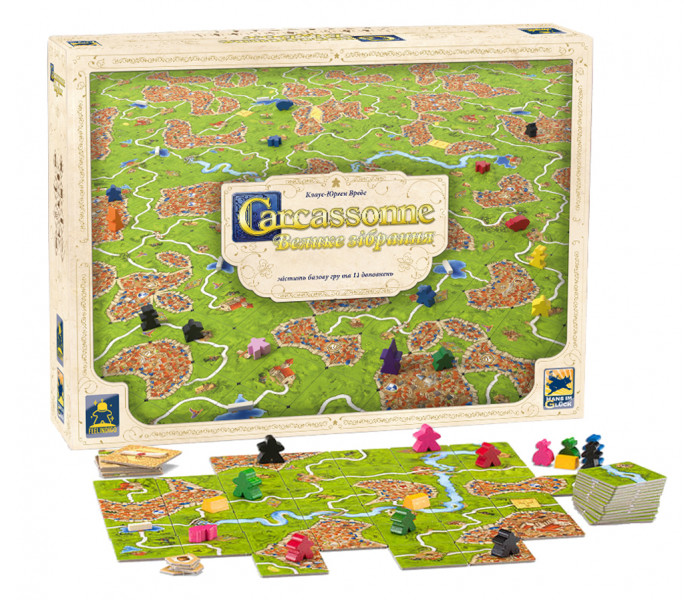 Настільна гра Каркасон: Велике зібрання (Carcassonne Big Box 3.0). Feelindigo (FI24060)