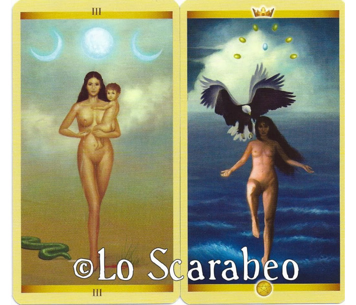 Таро Священної Жіночності - Tarot of Sacred Feminine. Lo Scarabeo