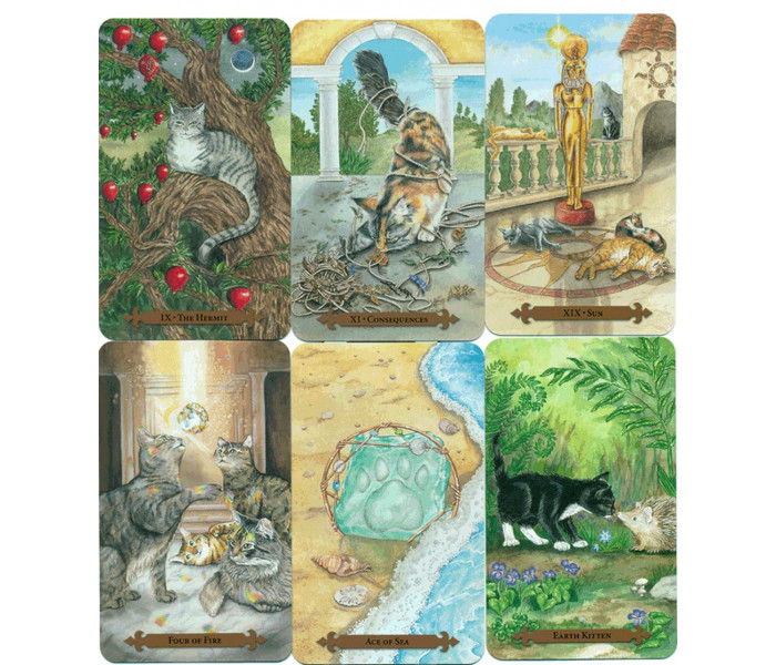 Таро Мистических Кошек — Mystical Cats Tarot. Llewellyn