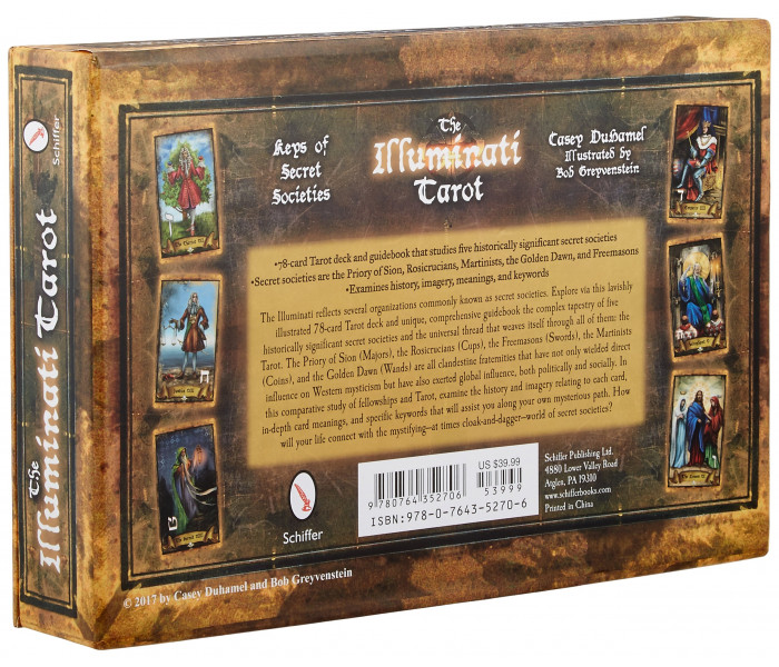 Таро Иллюминатов. Ключи секретных обществ - The Illuminati Tarot. Keys of Secret Societies. Schiffer Publishing