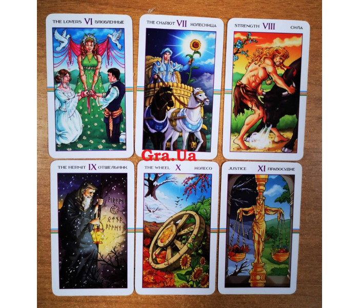 Мини Таро Колесо Года, ANKH 