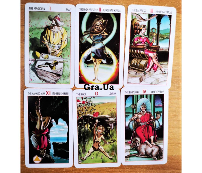 Мини Таро Ритуалы Ордена Золотой Зари — Initiatory Tarot of the Golden Dawn mini, ANKH