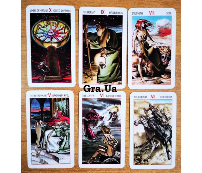 Мини Таро Ритуалы Ордена Золотой Зари — Initiatory Tarot of the Golden Dawn mini, ANKH
